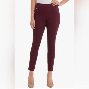 Nine West Heidi Pull-On Skinny Jeans Red NWT